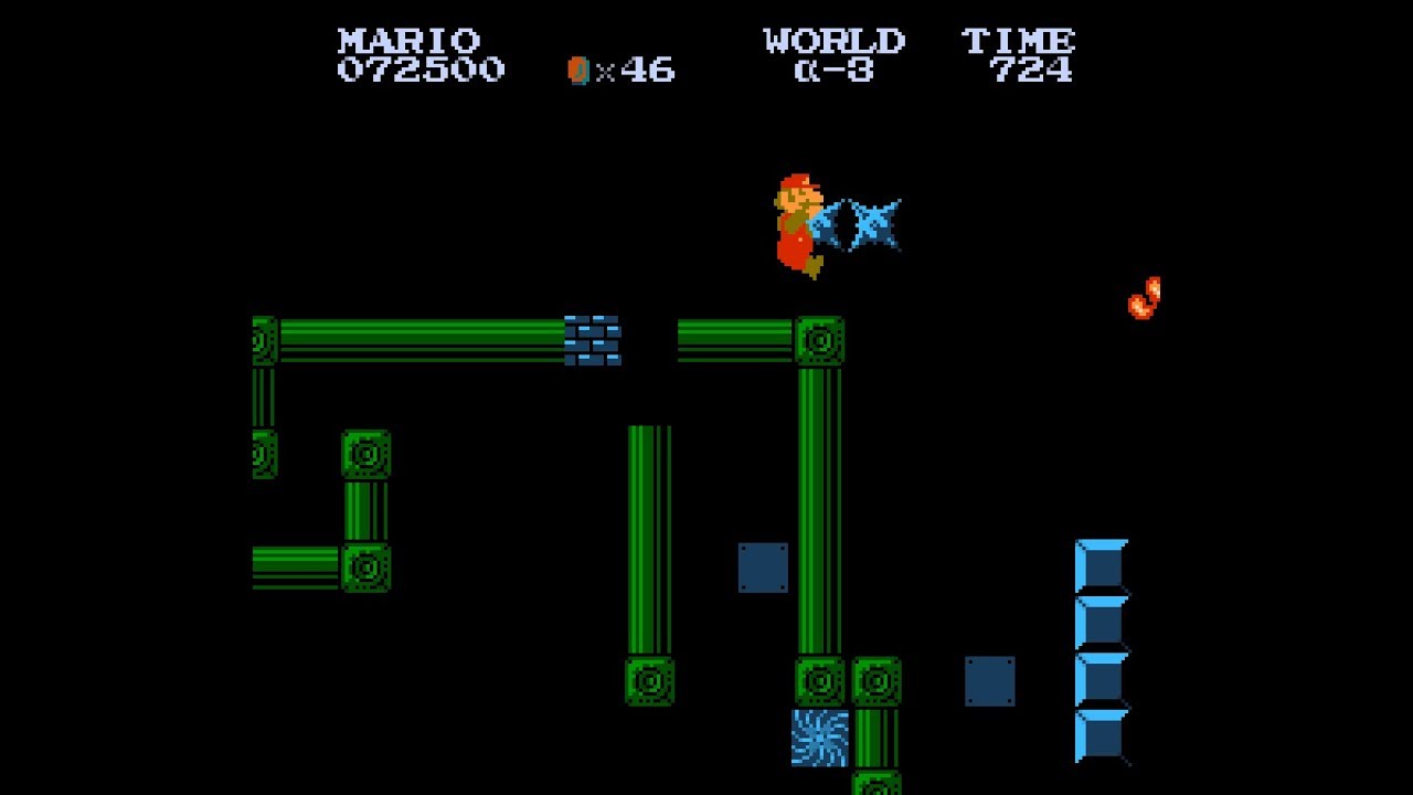 [TAS] NES SMB Hack: Rohrleitung Gate in 09:44.39
