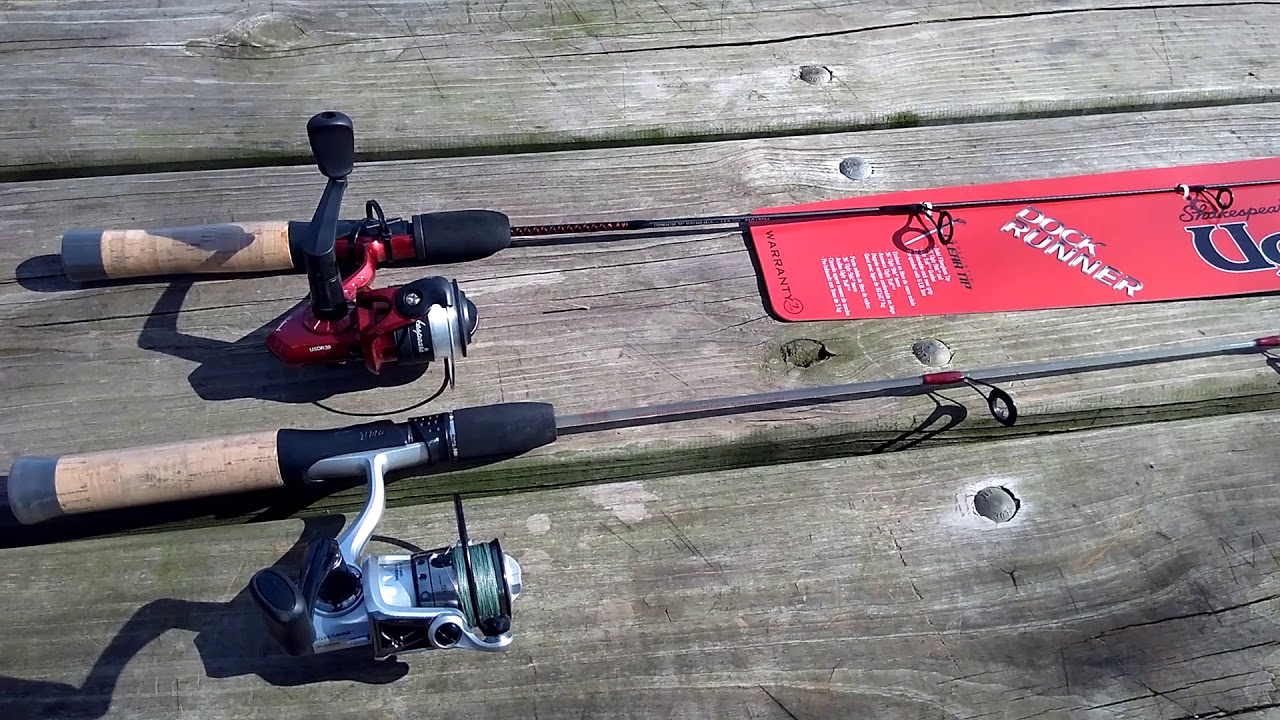 Shakespear Ugly Stik Dock Runner & Zebco Dock Demand Deluxe Comparison