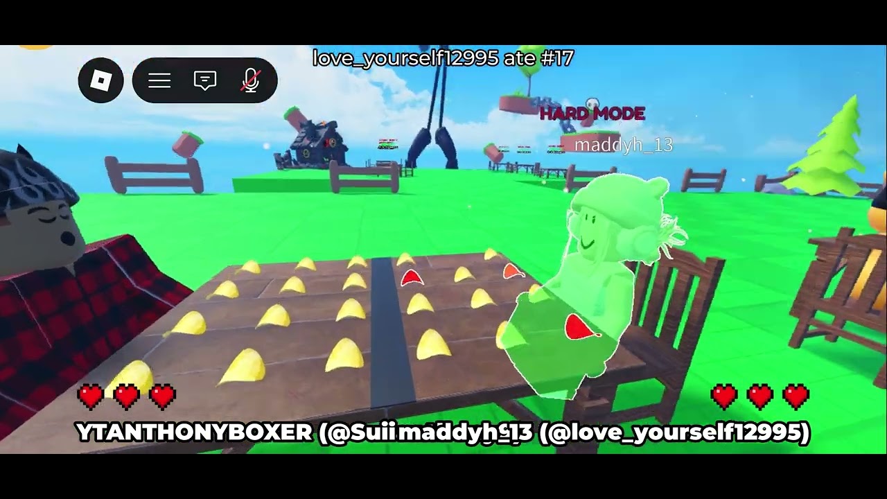 Playing bomb chip in Roblox 