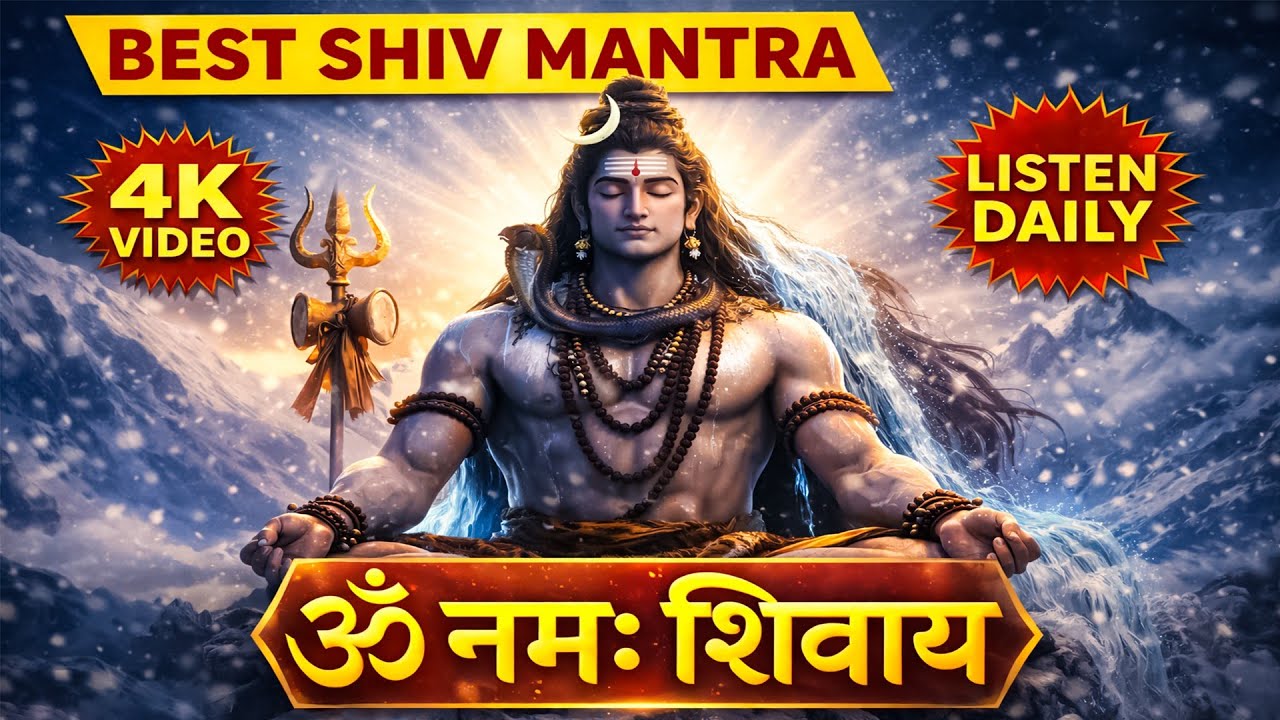 Om Namah Shivaya Dhun | ॐ नमः शिवाय मंत्र जप | Mahadev Bhakti Song 2026 | Shiv Bhajan 4K