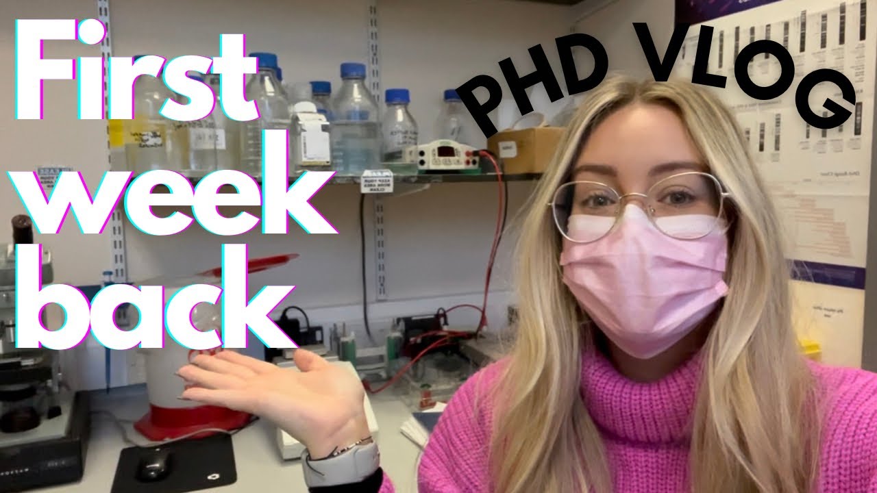 PhD LAB VLOG: first week back in the lab ft. A tour of my 2022 digital planner