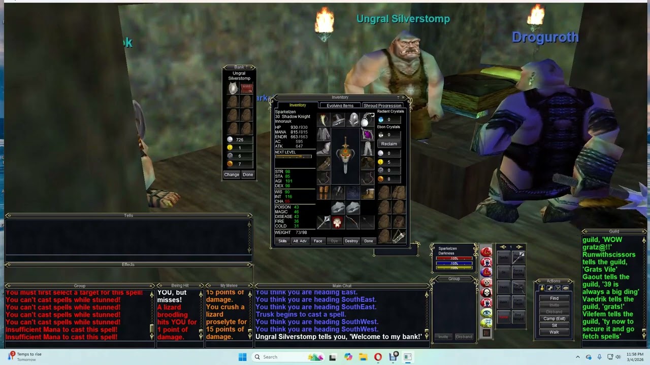 EverQuest Project 1999 Green, Fletching in Oggok