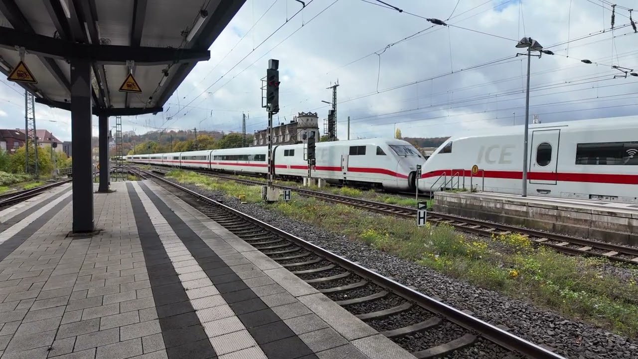 Warten auf den Zug