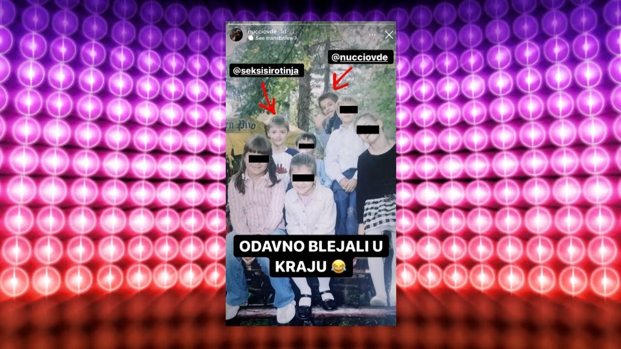 Nucci - Fotke iz detinjstva (Ami G Show S16)
