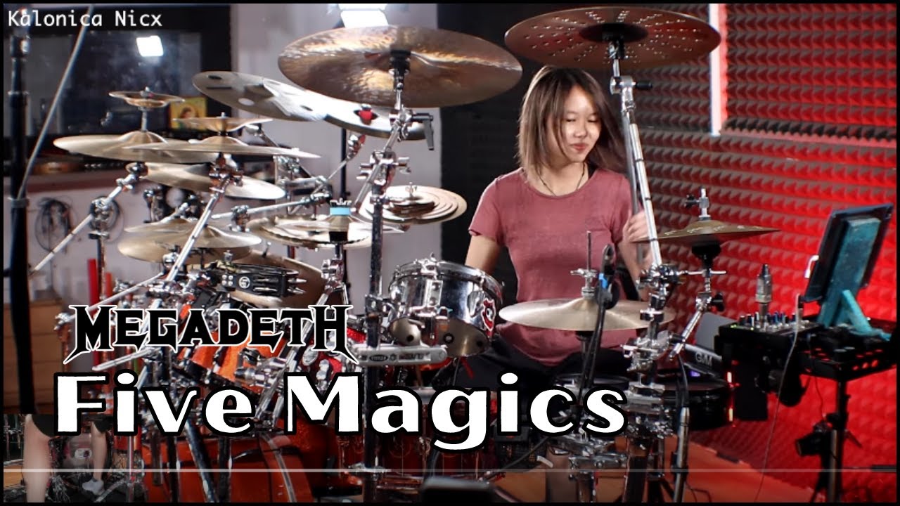 Five Magics - Megadeth | Drum cover by Kalonica Nicx