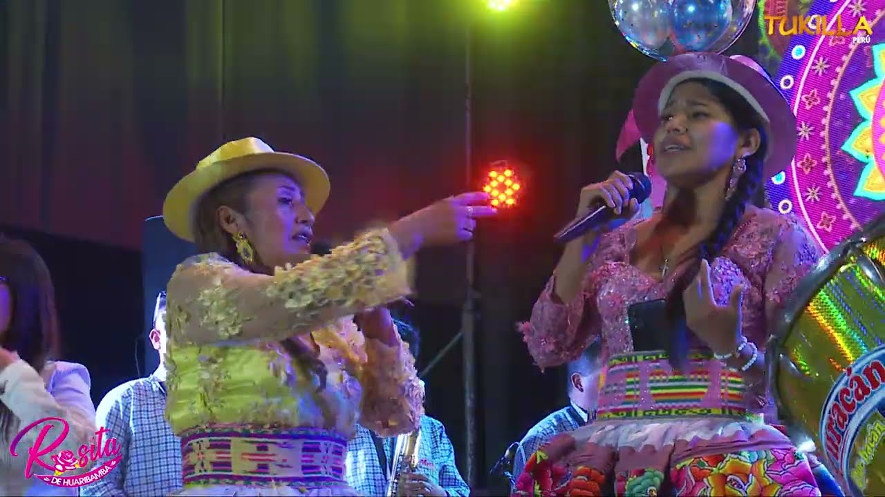 ROSITA DE HUARIBAMBA Y DIANA URETA - MIX DE SANTIAGOS DE ORO ( Local Angaraes ) LIMA - PERU