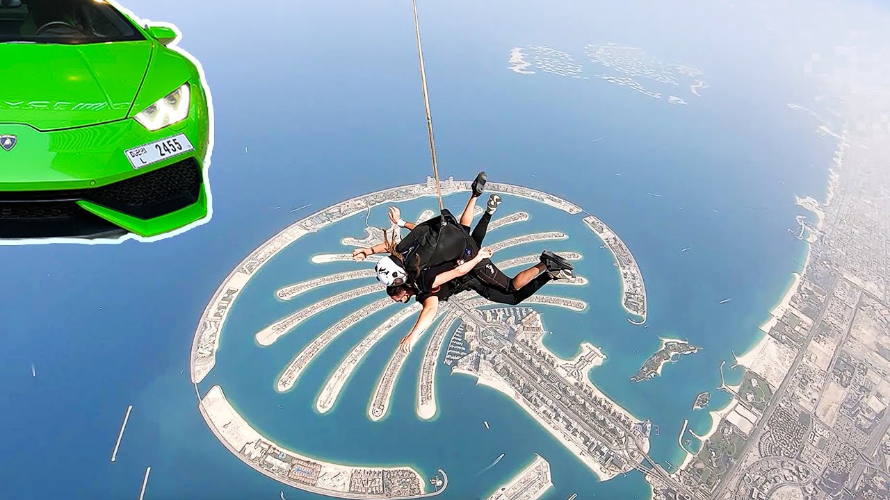 Dubai | Renting A Lamborghini & Skydive Dubai
