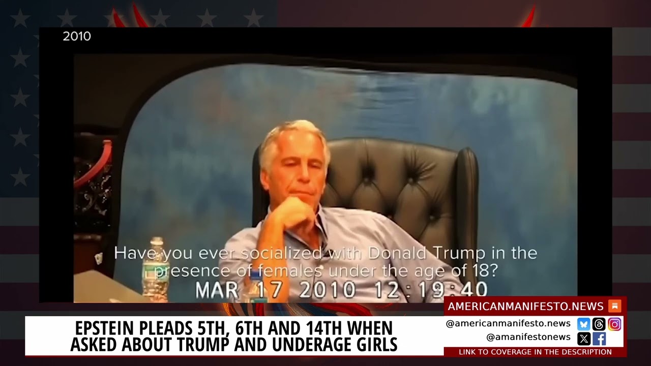 Jeffrey Epstein PLEADS THE FIFTH on Trump and Underage Girls