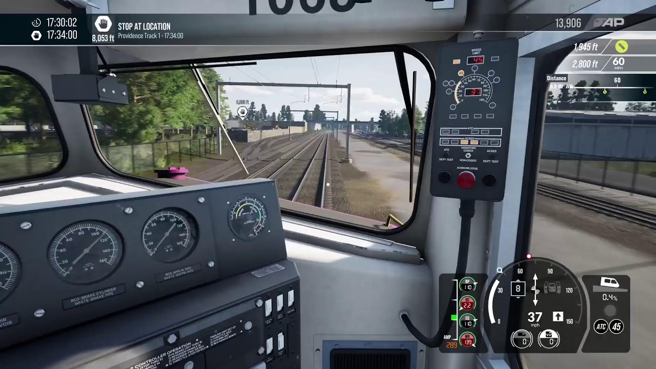LIVE STREAM TSW6 MBTA Boston - Providence F40PH-3C
