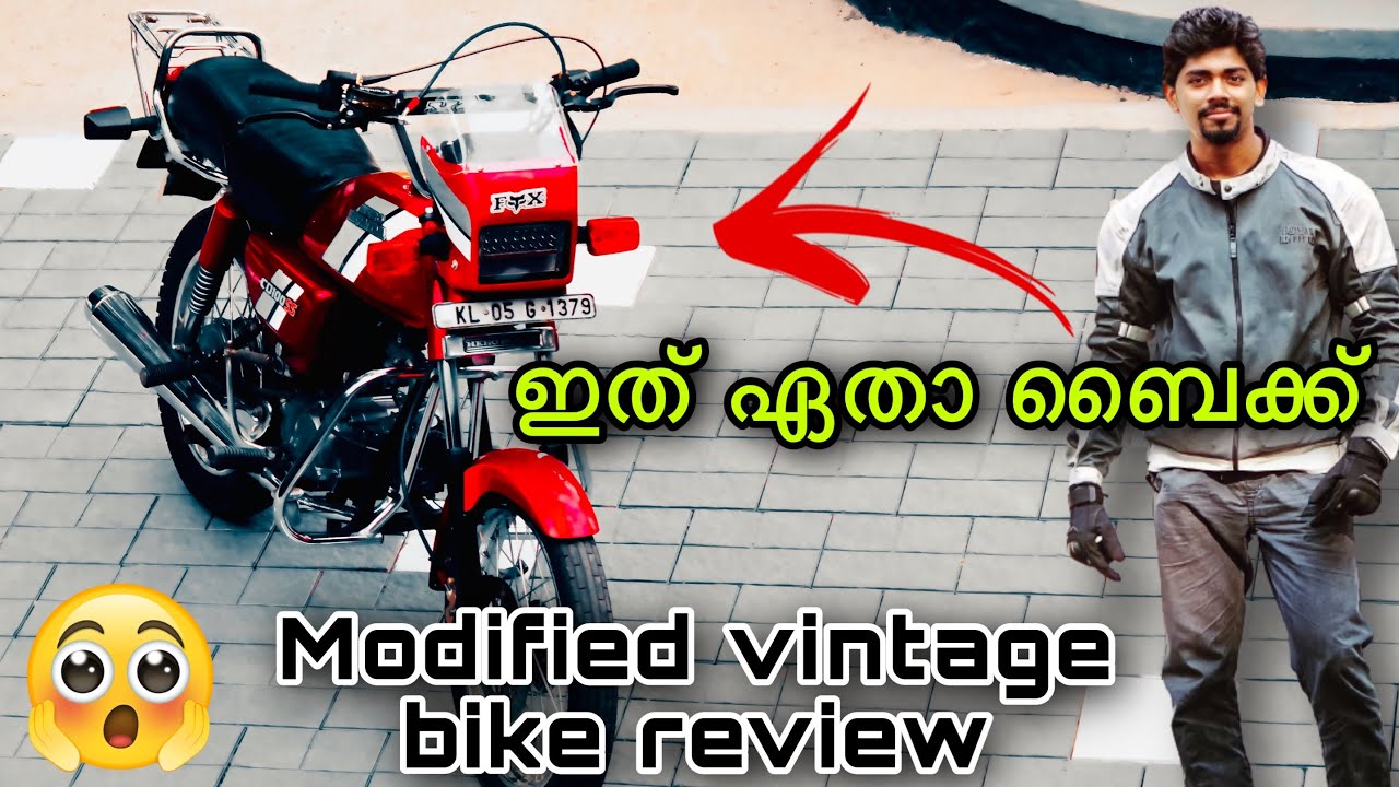 Modified vintage bike HERO HONDA CD100 || ഒരു അടാർ മോഡിഫിക്കേഷൻ
