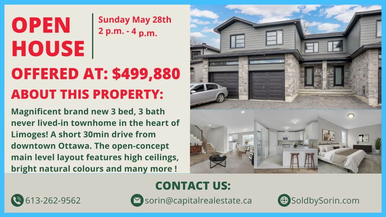 Open House at 15 Christian Street in Limoges Ontario