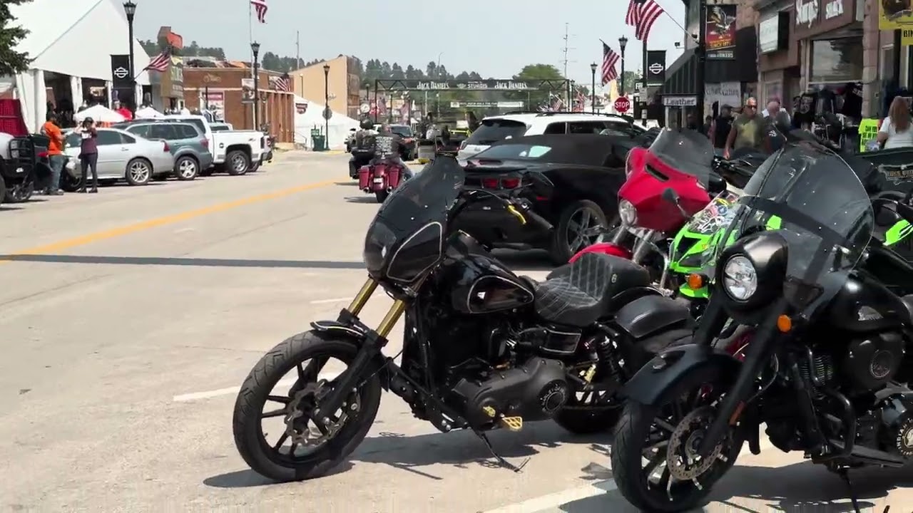 Pre Rally Sturgis main st Sturgis 2024