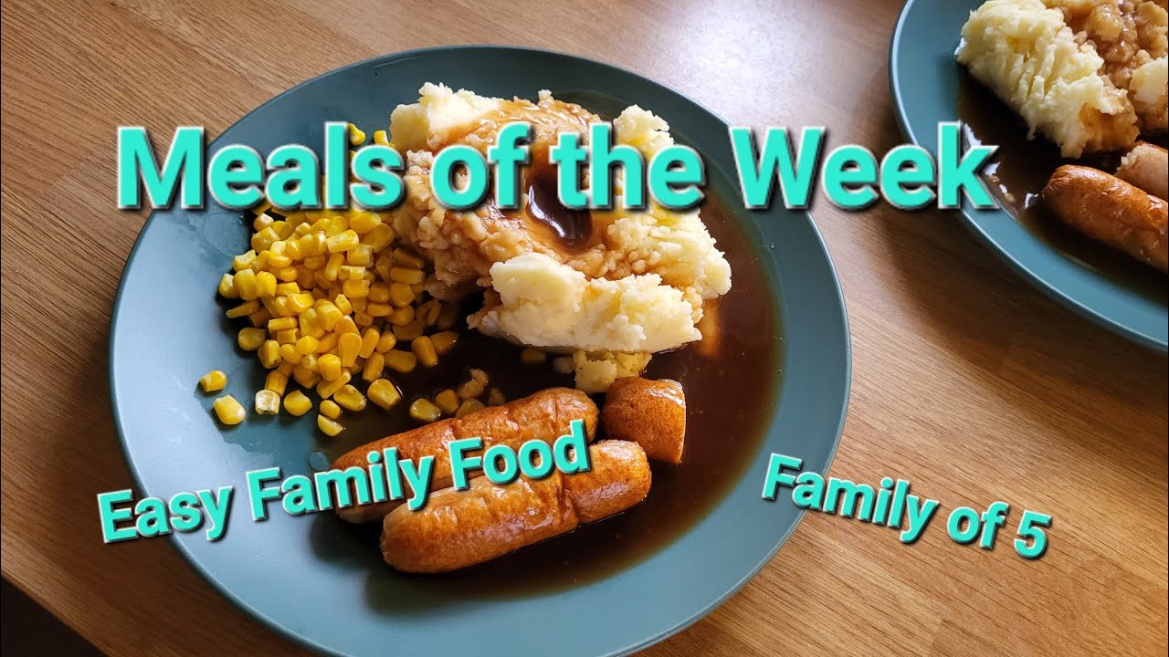 Meals of the Week | Easy Dinners | Family of 5 | UK Mum Life 🇬🇧