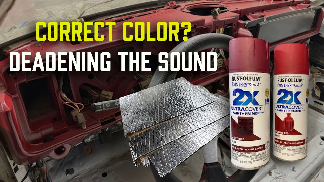 Mustang Dashboard Paint overview and getting into Sound Deadening!
