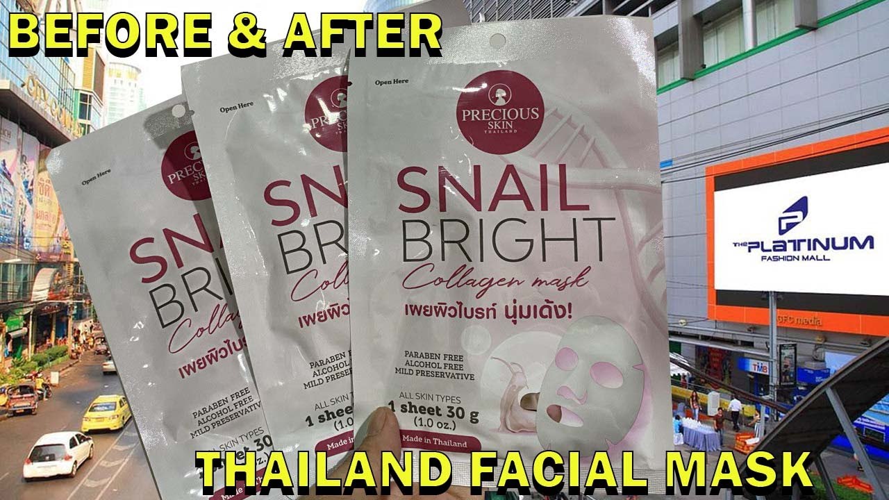 First time trying PRECIOUS SKIN COLLAGEN MASK/Thailand Beauty Products