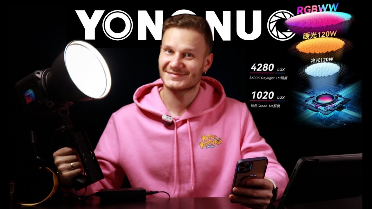 YONGNUO Lux 100 RGB: Цветные Инновации и Креативное Освещение.