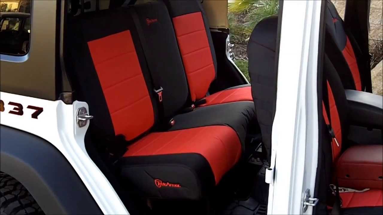 Trek Armor seat cover installs on 2013 Jeep Wrangler -UPDATED!