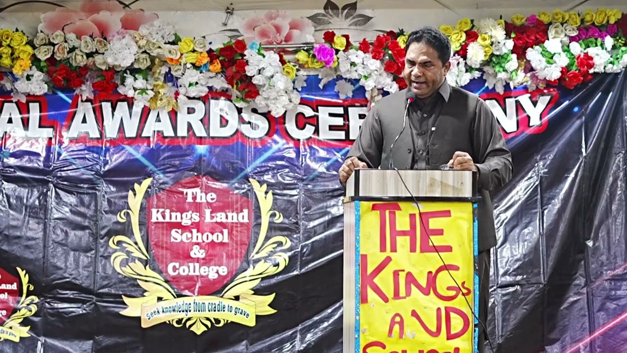 Guest Speech || Badar ul Zaman Chattha || Kings Land School