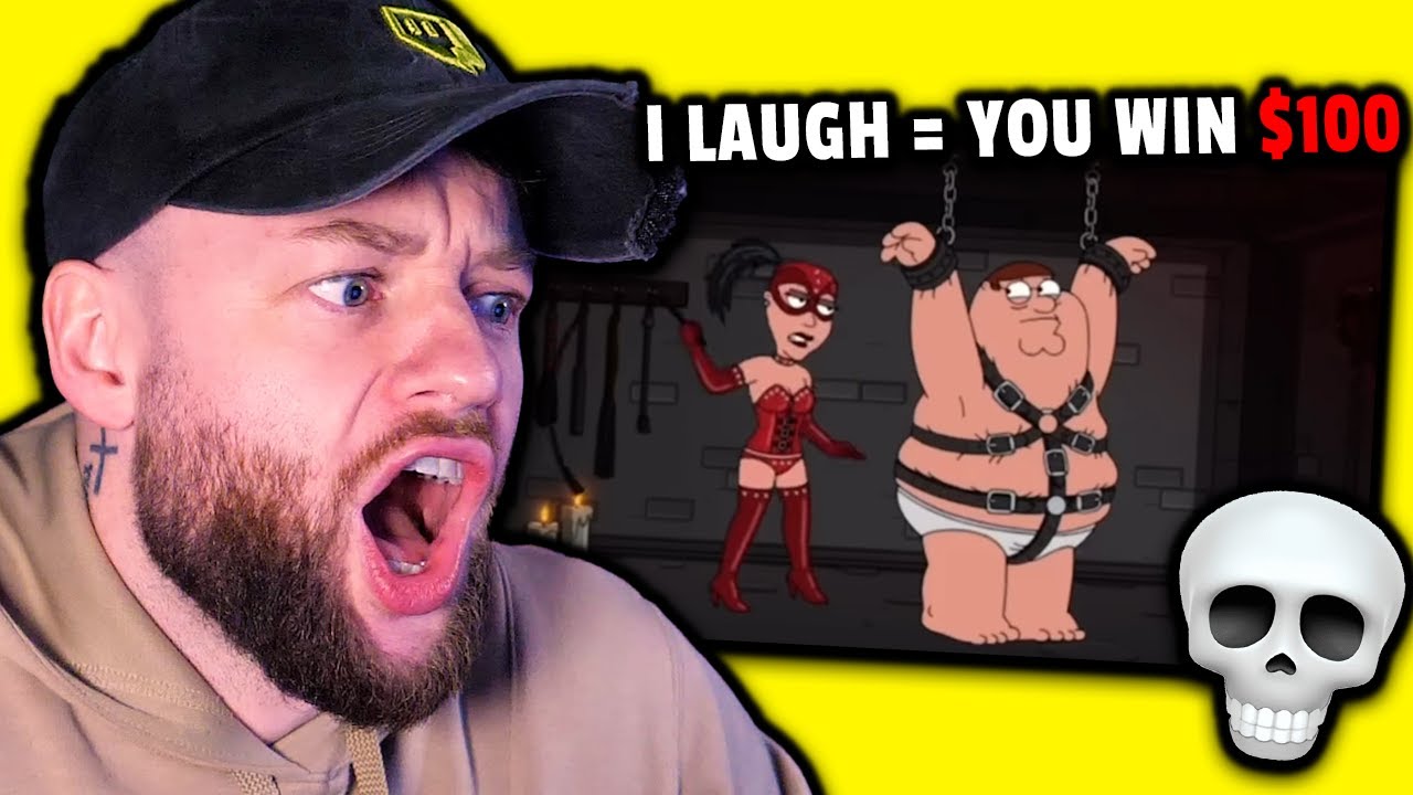 $100 TRY NOT TO LAUGH: FAMILY GUY DARK HUMOR💀