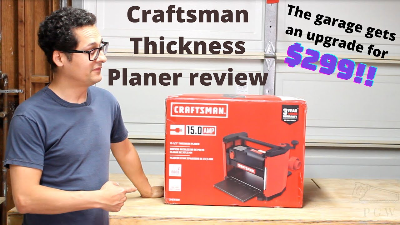 Craftsman Planer Review.  Easy on the budget, but will it last more than a day?