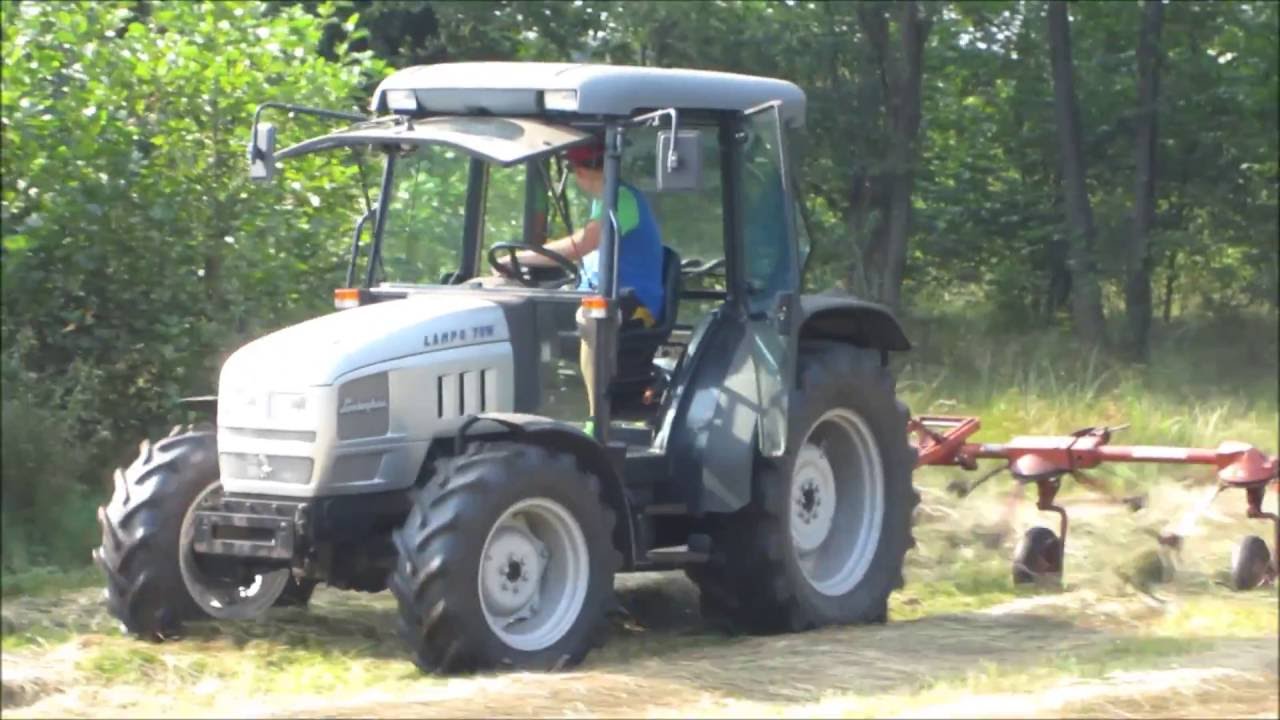 Przetrząsanie siana 2016 Lamborghini Lampo 70w Deutz Fahr kh400