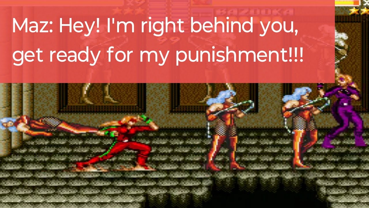 Streets of rage remake V5.1 SoRMaker MOD - Golden Rage(V2.0)[Route 3(Stage 3~8)(2/4)](Maz&Maz/Mania)