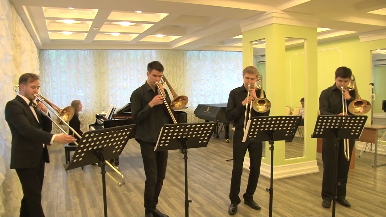 F. David - Concertino for trombone quartet