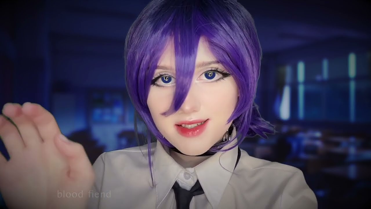 Your Purple Haired Girlfriend | ASMR ♡ Cosplay Role Play