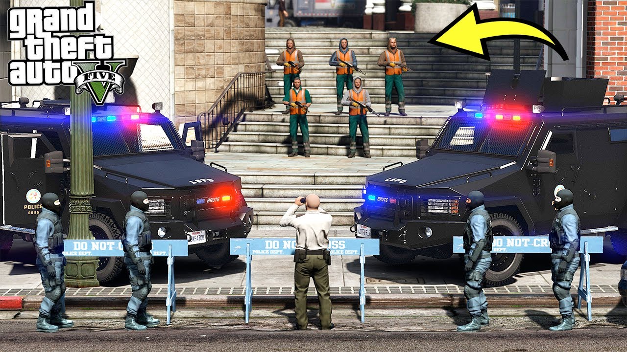 Ограбление ЮВЕЛИРНОГО МАГАЗИНА! Штурм СПЕЦНАЗА! - GTA 5 Игра за Полицейского (Моды ГТА 5 LSPDFR)