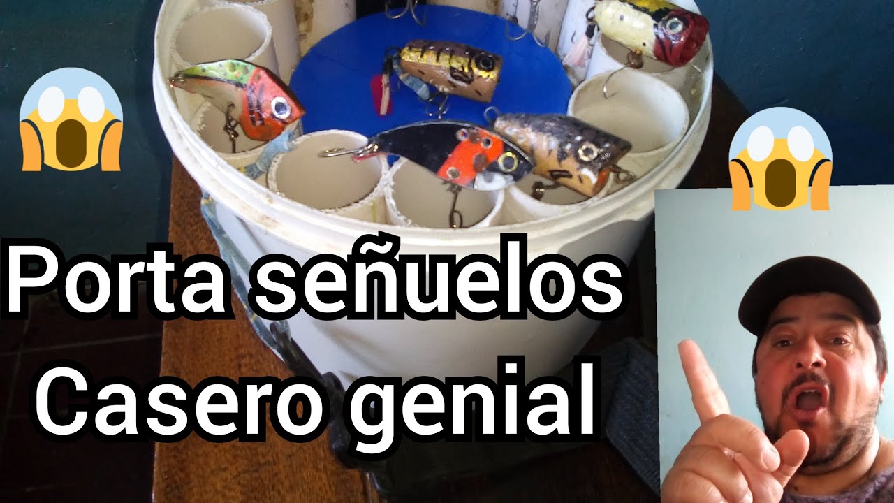 !Porta señuelos casero genial!!