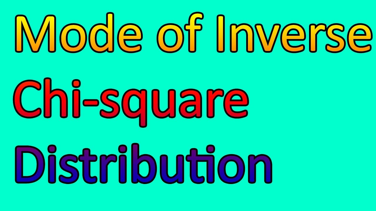 mode of inverse chi square distribution in statistic |B.sc third year |Nepali language|
