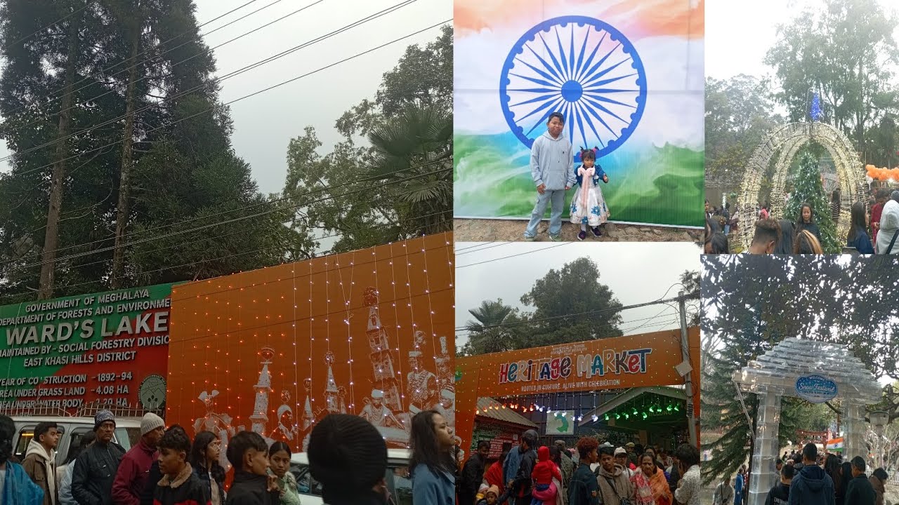 Republic Day celebration in shillong 2026|ward's lake in shillong|snow festivals|