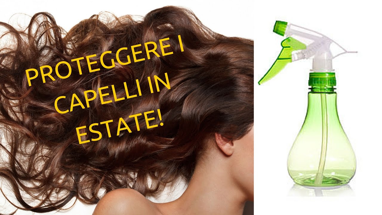 SPRAY per CAPELLI PROTETTIVO NATURALE per L'ESTATE fai da te