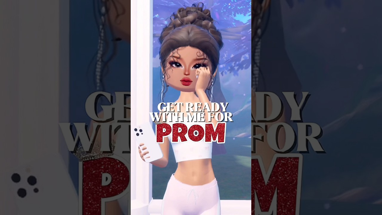 Get ready with me for Prom role play in Dress to Impress #dresstoimpress #dti #dtiroleplay