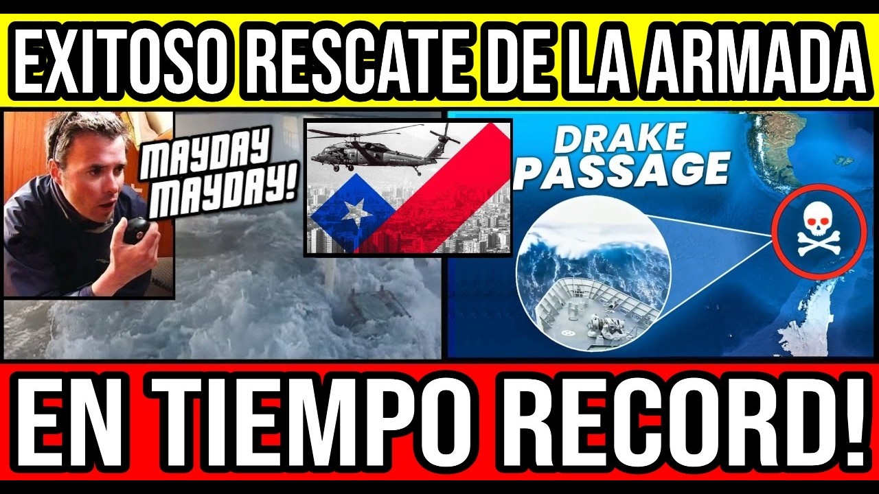 Exitoso Rescate de la Armada en TIEMPO RECORD 🇨🇱 #Chile #Valparaiso #ViñaDelMar #PuertoWilliams