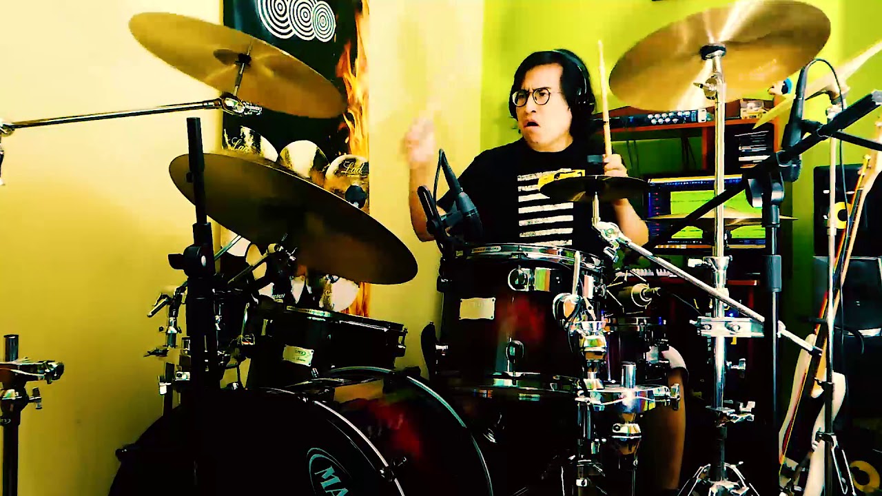 CENTENT CYMBALS.  DAVID ESTEVES RUIZ.  DRUMMER PERU  "EMPEROR SERIES"  Gregg Bissonette Submarine