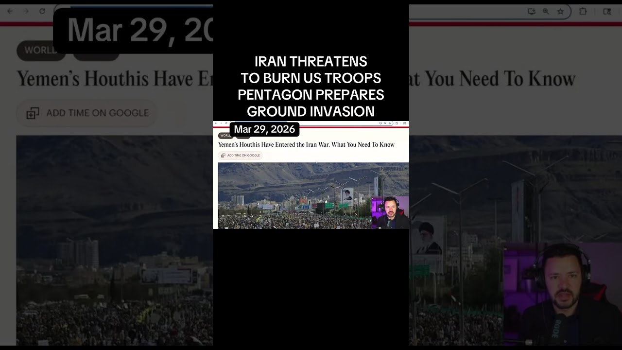Iran threatens to burn U.S. troops as Pentagon prepares for a potential ground invasion