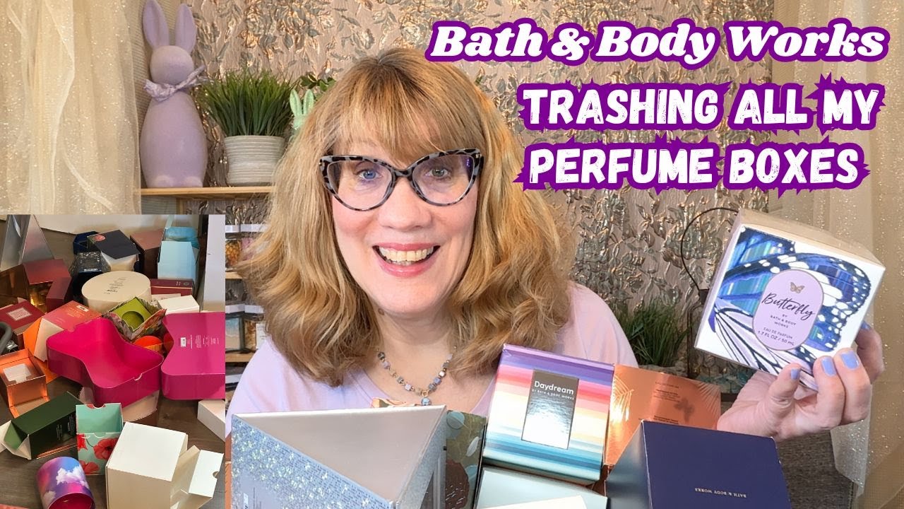 Bath & Body Works I'm Trashing All My Perfume Boxes - Unboxing - Use It Up!