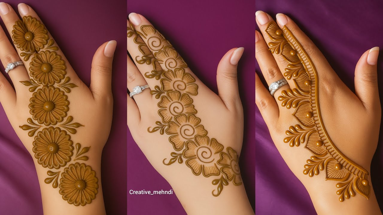 Simple Back Hand Mehndi Design | New And Beautiful Mehndi design | Easy Mehndi Design| Arabic Mehndi