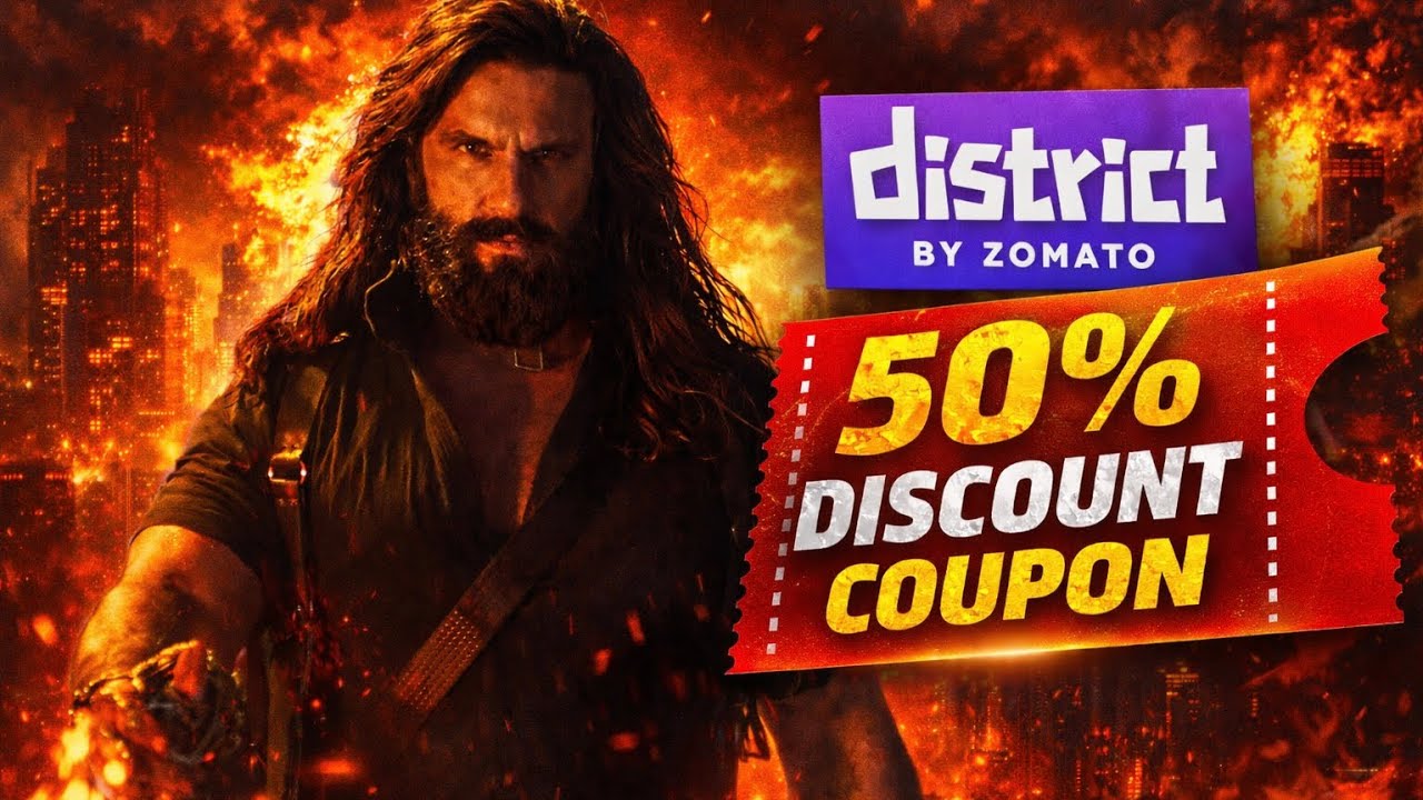 District App Coupon code for booking Dhurandhar 2 Full Movie Tickets