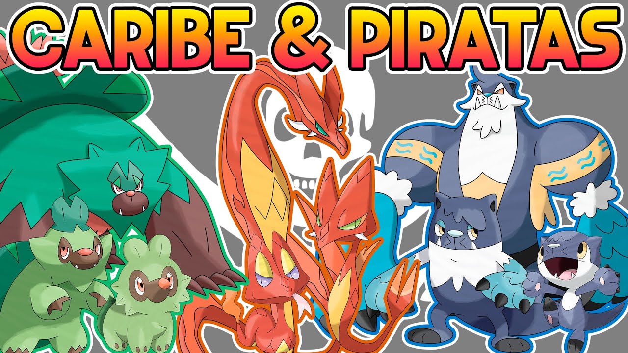 COMO SERIA UMA POKÉDEX INSPIRADA NO CARIBE E PIRATAS ??