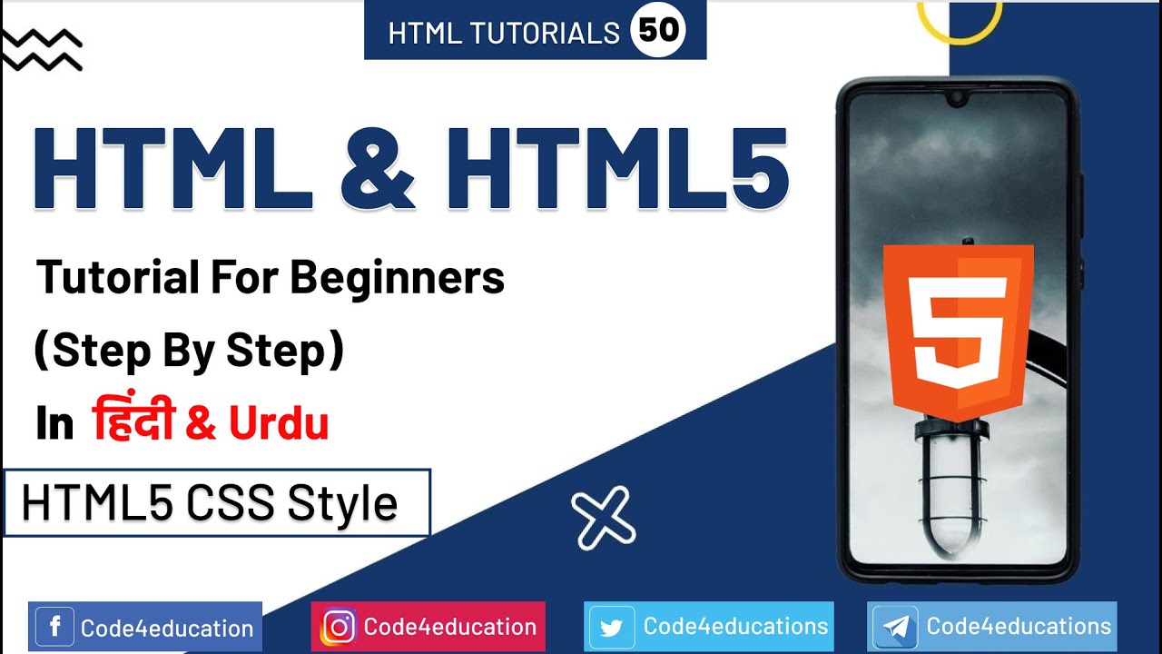 HTML Tutorial In Hindi | How To CSS File Link In HTML | CSS Types | HTML5 Tutorial In Hindi