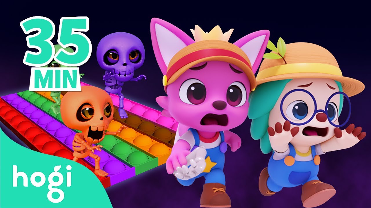 🎃 Halloween Pop It, Monster Candy Shop + More｜Halloween Songs for Kids｜Hogi Halloween｜Hogi Pinkfong