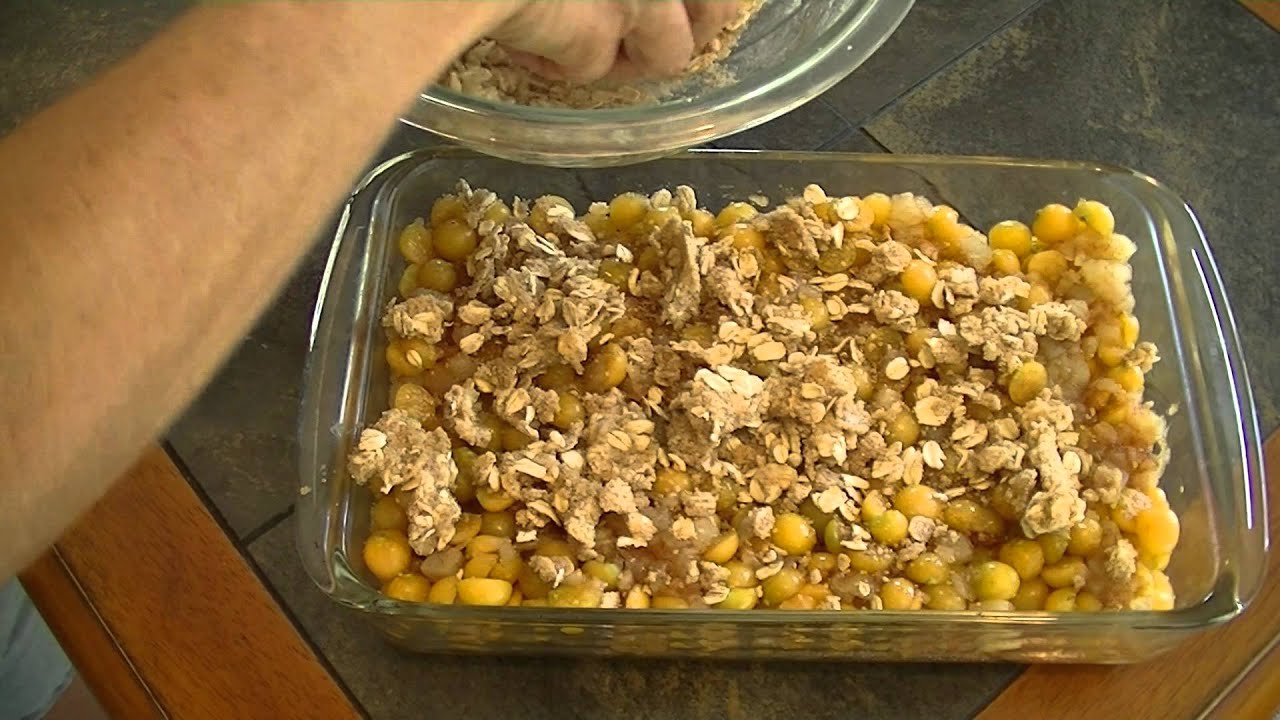 Ground Cherry-Pineapple Crumble - Recipe