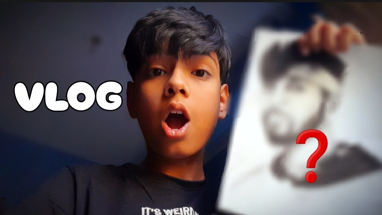 I tried to DRAW @TechnoGamerzOfficial😍 (epic results) | VLOG 