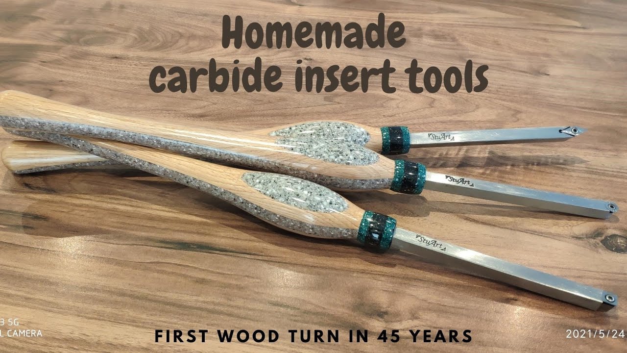 Wood turning Homemade Carbide insert turning tools
