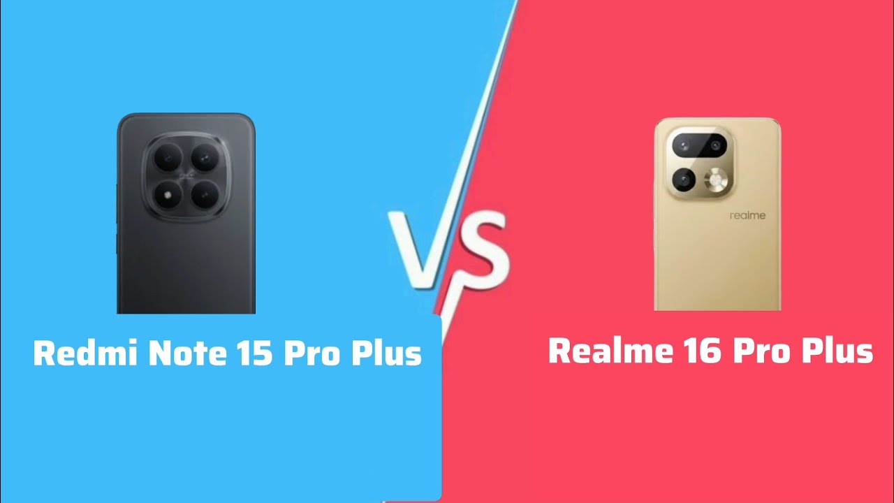 Redmi Note 15 Pro Plus vs Realme 16 Pro Plus Full Comparison 🔥l
