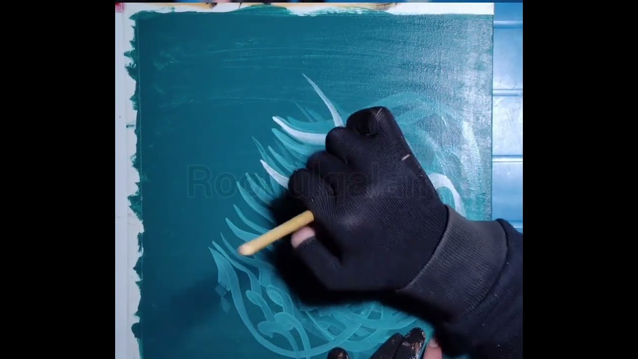 Al-Hayy Al-Qayyum Calligraphy Tutorial  الحی القیوم | Islamic Art for beginners | 3D Calligraphy 