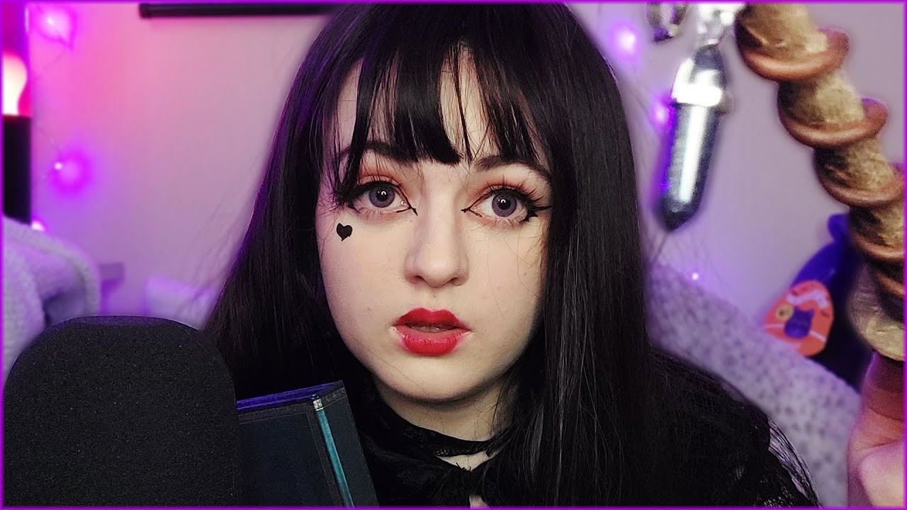 【ASMR】 How does your blood taste? Weird goth girl casts a spell on you RP ┃ Soft spoken, tapping