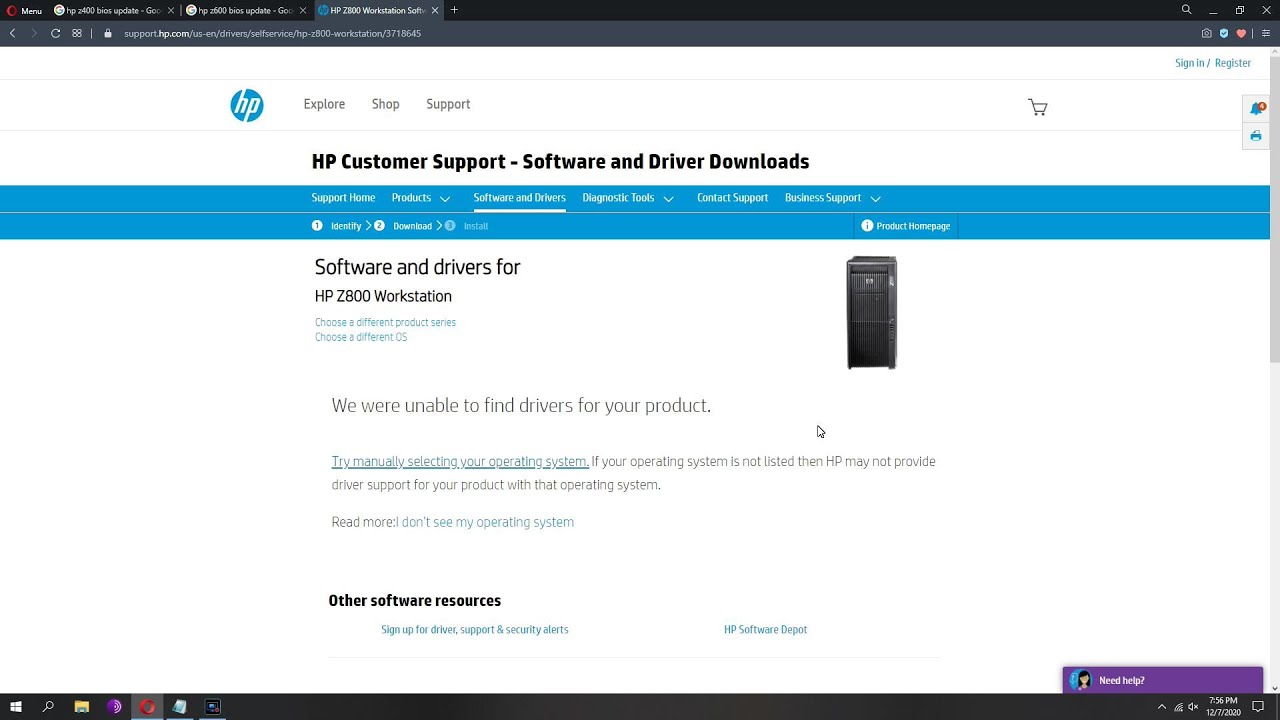 HP Z400   Z600   Z800 BIOS Update How To Video